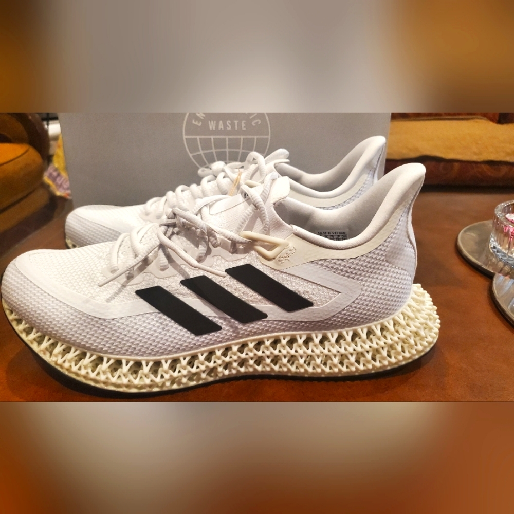 Adidas Men's 4DFWD 2 Running Shoes Cloud White Size 11